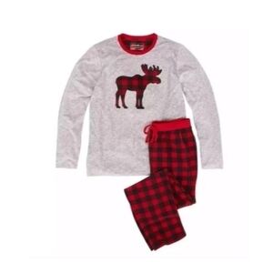 Eddie Bauer Red/Black/Gray Male Pajama Sleep Set for Men Gift for Christmas XXL